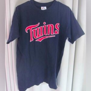 Majestic Sportswear Minnesota Twins T-Shirt, Santana 57, MLBPA; Size XL